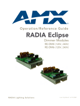 AMX RE-DM4 User manual