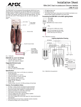 AMX RDM-2INC User manual