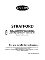 Cannon STRATFORD 10530G User manual