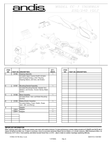 Andis Company Trimmer CC-1 User manual