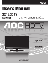 AOC L22W861 User manual