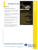 Digicom Network Router PCI V92L User manual