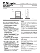 Dimplex Michigan Fire MCN20 User manual