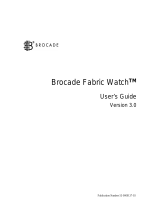 Brocade Communications Systems Fabric Watch User manual