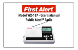 First Alert WX-167 User manual