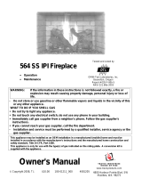 FireplaceXtrordinair Indoor Fireplace 564 User manual