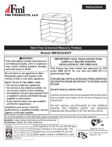 FMI Outdoor Fireplace MM39/44/49VF User manual