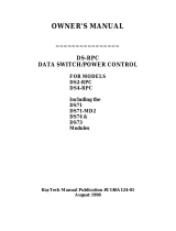 Bay Technical Associates Switch DS4-RPC User manual