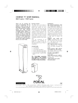 Focal Speaker 700 V Series User manual
