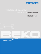 Beko Dishwasher DWD5412 User manual