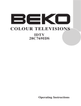 Beko CRT Television 28C769IDS User manual