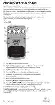 Behringer CD400 User manual