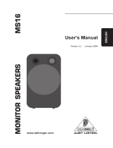 Behringer MS16 User manual