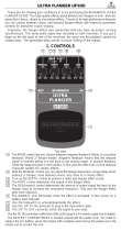 Behringer ULTRA FLANGER UF300 User manual