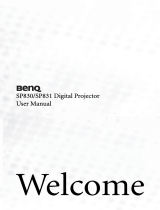 BenQ SP831 User manual