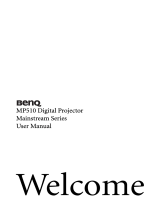 BenQ MP510 User manual