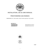 Bertazzoni Range A304GGVXE User manual