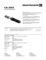 Beyerdynamic CA 2441 User manual