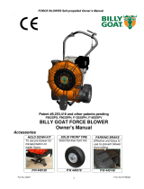 Billy Goat F902SPS User manual