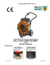Billy Goat Blower F1801V User manual