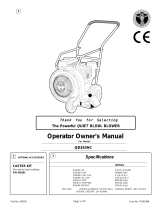 Billy Goat Blower QB553HC User manual