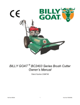 Billy Goat Brush Cutter BC2403 Series User manual