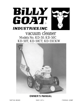Billy Goat KD-50 User manual