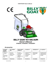 Billy Goat KV600SP User manual