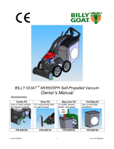 Billy Goat MV650SPH User manual