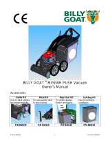 Billy Goat Vacuum Cleaner MV650H User manual