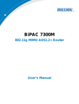 Billion Network Router 7300M User manual