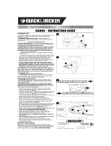 Black & Decker CCS818 User manual