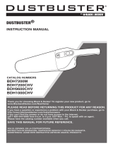 BLACK DECKER Vacuum Cleaner BDH1000CHV User manual