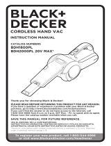 BLACK DECKER BDH2000PL User manual
