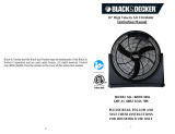 Black & Decker Fan BDHT5016 User manual