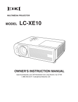 Eiki LC-XE10 User manual