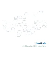 Blackberry 8100 User manual