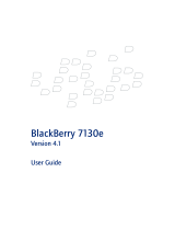 Blackberry 7130e User manual