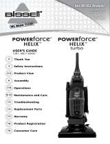 Bissell Power Force Turbo Bagless User manual