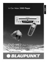 Blaupunkt Car Video System DVD-ME3 User manual