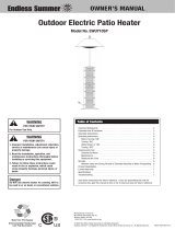 Uniflame Patio Heater EWU710SP User manual