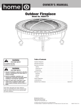 Blue Rhino Outdoor Fireplace WAD613T User manual