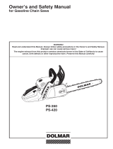 Dolmar Chainsaw PS-350 User manual