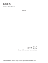 Doro PMR 510 User manual