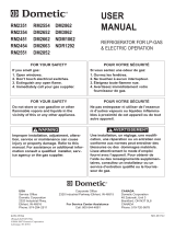 Dometic DM2652 User manual