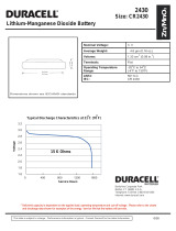 Duracell Power Supply DL 2430 User manual