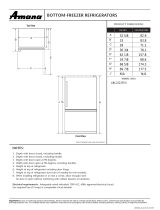 Amana MBR1956KES - Bottom Freezer Refridgerator User manual