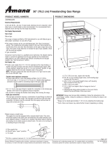 Whirlpool MGR7661WS - Gas Range - Stainless User manual