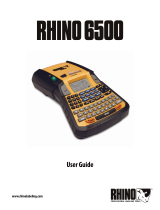 Dymo Printer Rhino 6500 User manual