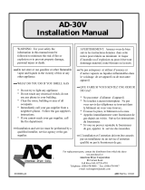 American Dryer Corp. Clothes Dryer AD-30V User manual
